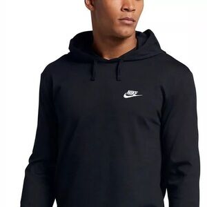 Nike Black Pullover Hoodie Minimalist Design